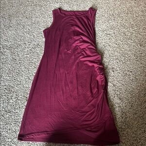 ❗️3/$20 ❗️ SHEIN Red Ruched Sleeveless Mini Dress